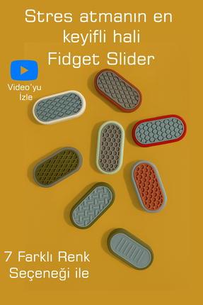 Alfa Tshirt Mıknatıslı Oval Stres Oyuncağı (Kırmızı) – Magnetik Fidget Slider