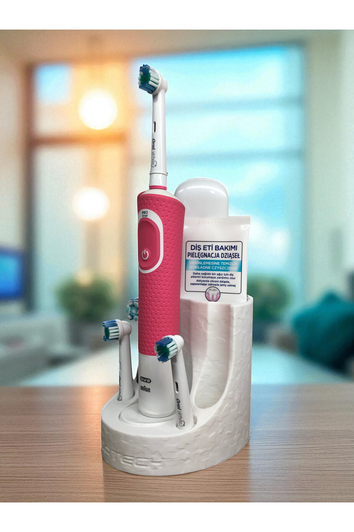 yadatech Oral B Resimdeki Modeller Ile Uyumlu Stand Ve Organizer 2 Li Ve Tekli