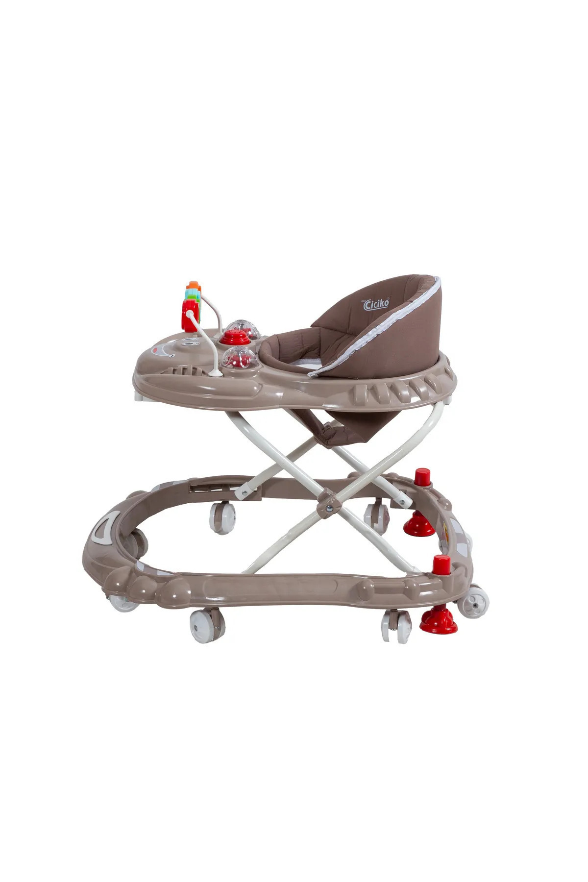 YOGNETIC BabyStep Pro Oyuncaklı Yürüteç | Öğretici ve Eğitici | Stoplu Bej Yürüteç fotoğrafı 3 (önizleme)