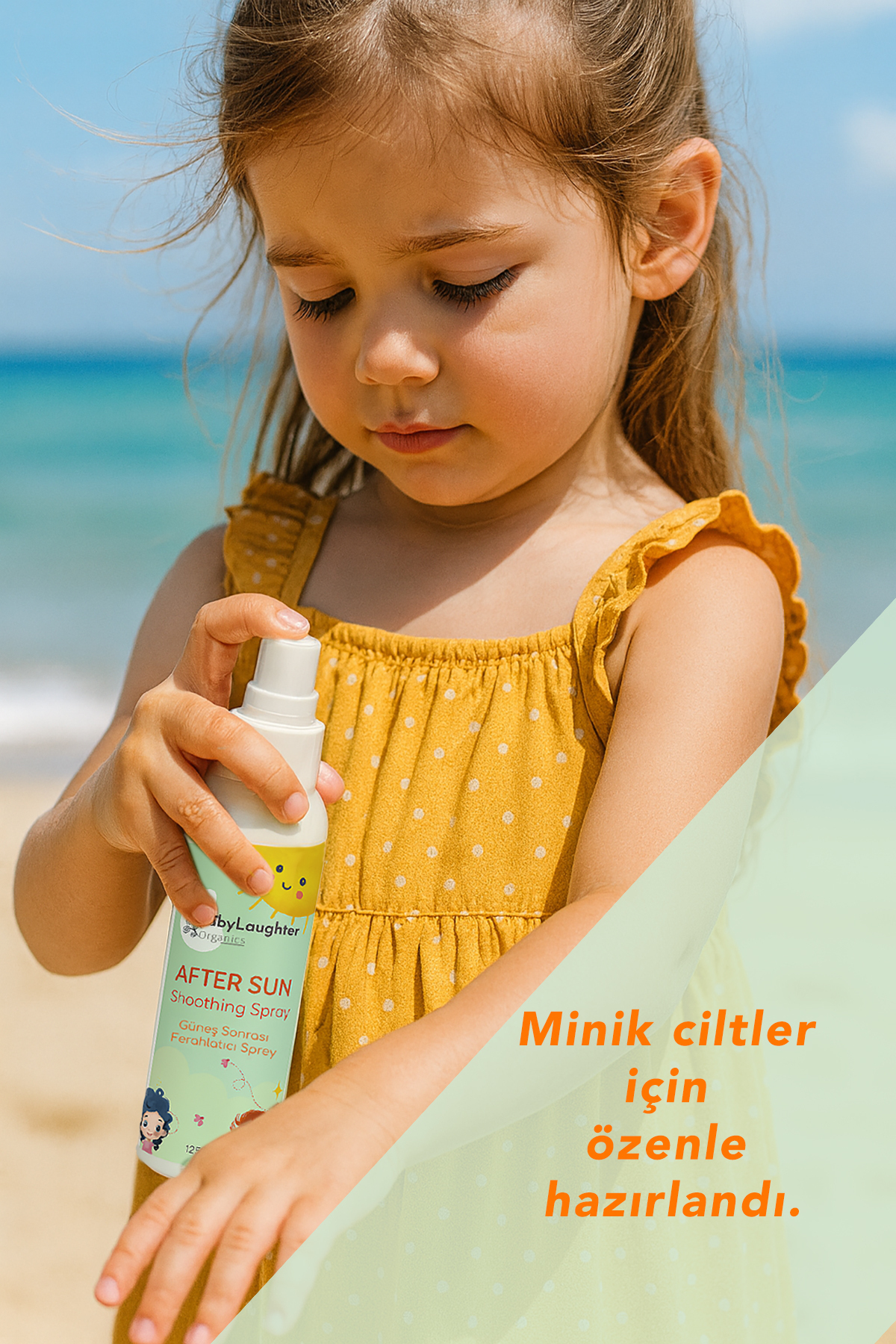 BabyLaughter Organics After Sun Güneş Sonrası Ferahlatıcı Sprey - 125 mL fotoğrafı 3 (önizleme)