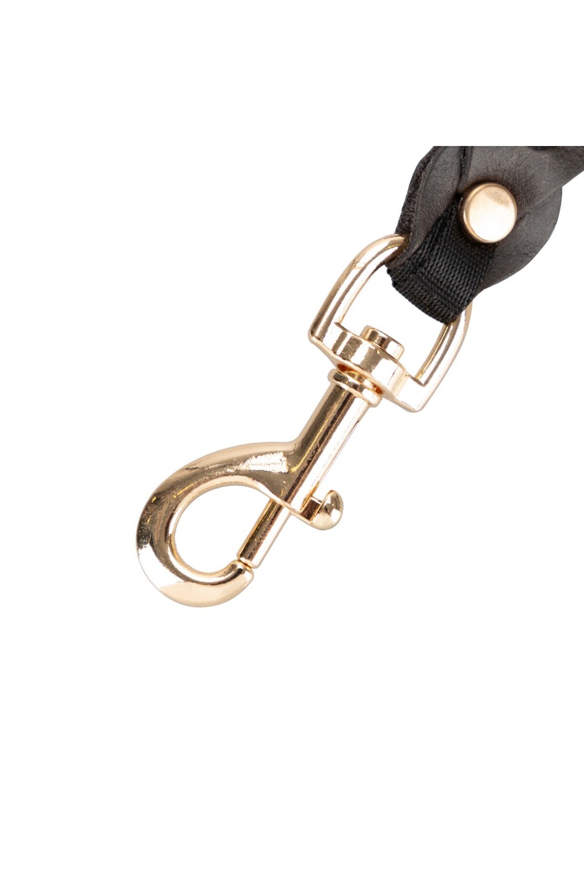 PLM-Real Leather Handmade Dog Walking Strap,215Cm Length,With Steel Sailor Hook,Ergonomic Hand Grip 2
