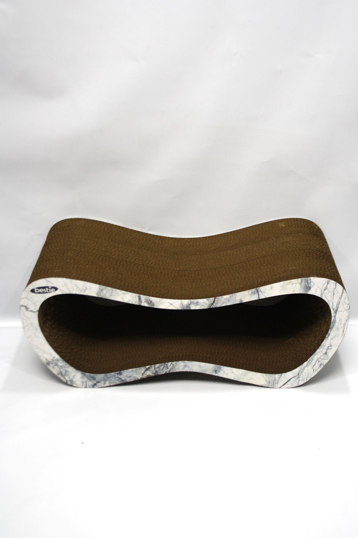 Bestie-Cat Scratching Sofa Cardboard Cat Scratching Horizontal Scratching- Large (59X24X26 cm)- 3D Marble Pattern 5