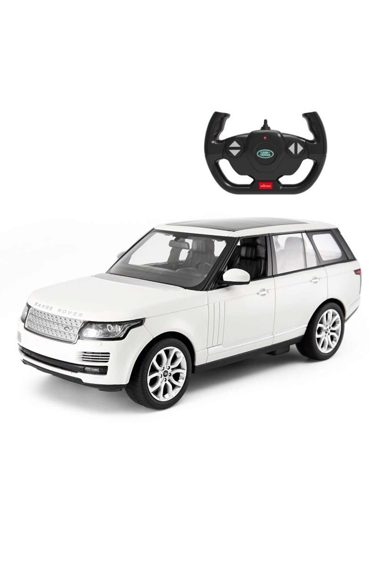Rastar-Remote Control Car Range Rover White 1 To 14 Scale 2