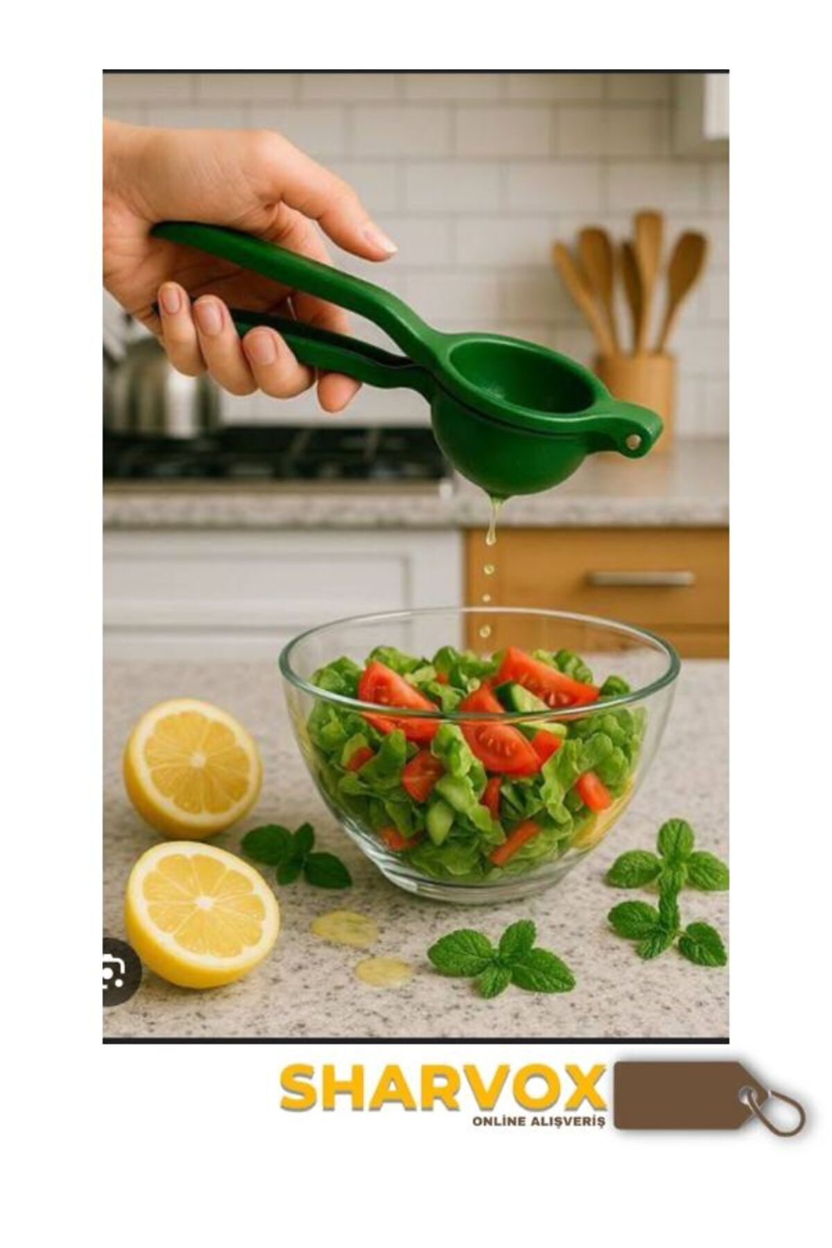 Sharvox-Lemon Squeezer – Citrus and Orange Juicing Apparatus |   Practical Handheld Citrus Press 4