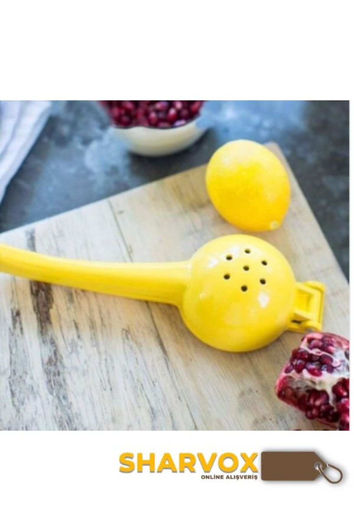 Sharvox-Lemon Squeezer – Citrus and Orange Juicing Apparatus |   Practical Handheld Citrus Press 3