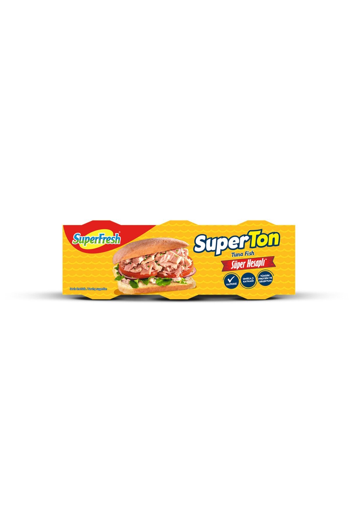 SuperFresh Superton Ton Ayçiçekyağlı 3X75 G x 1 Adet