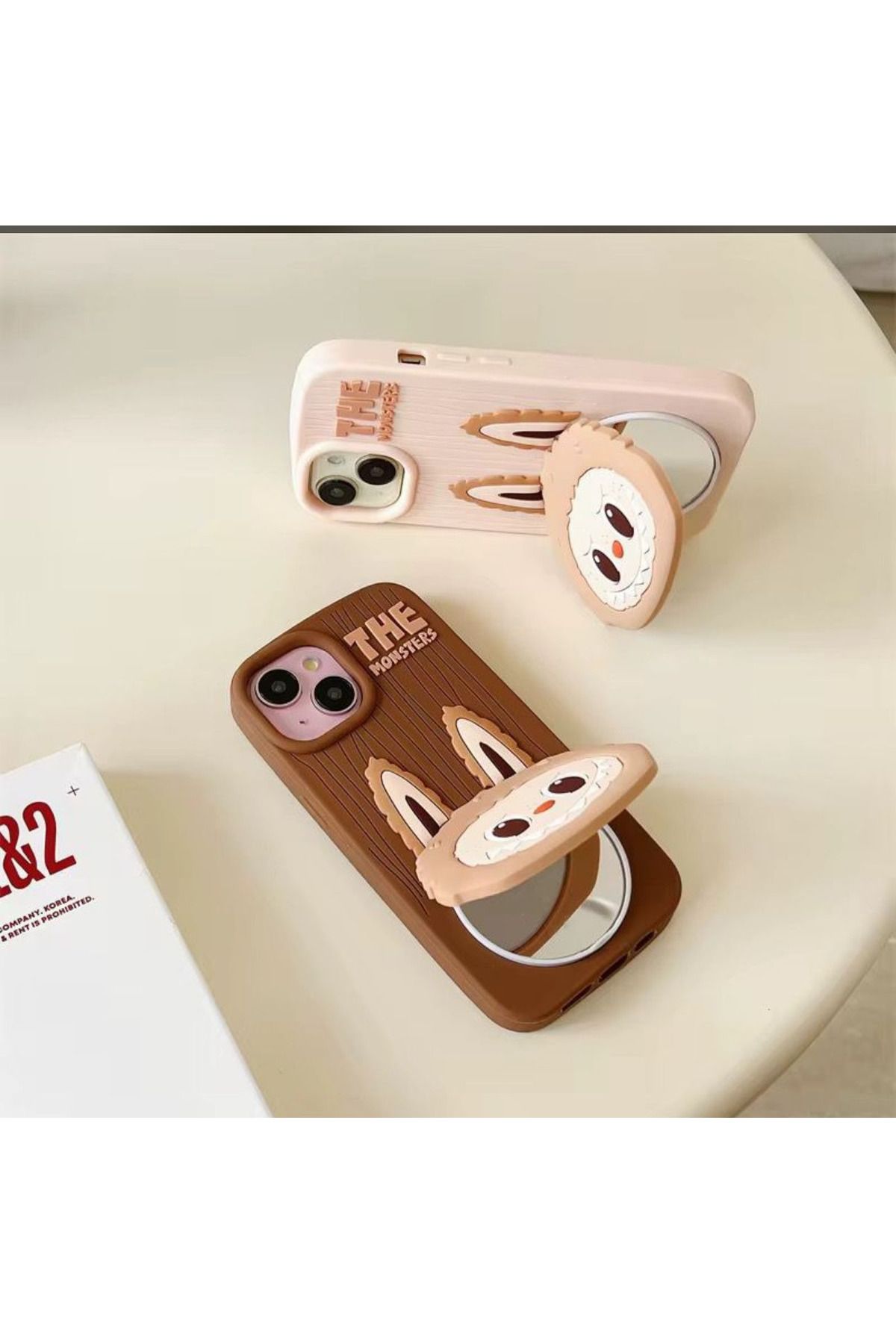 Generic-Rugged Case Compatible with iPhone 16 with Dough Labubu Character Design 2
