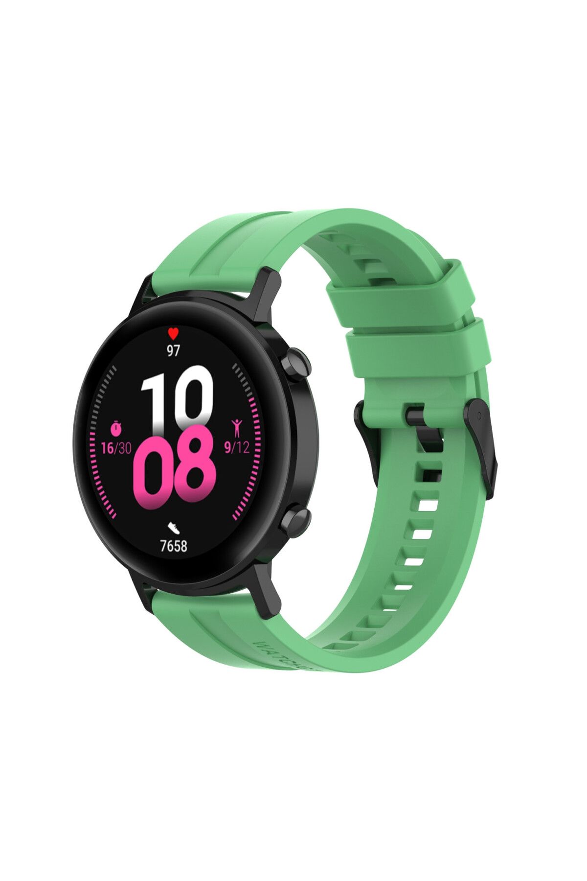 eR D L-Silicone strap compatible with Huawei GT 2, 42mm, mint green, strap width 20mm, eR D L 5