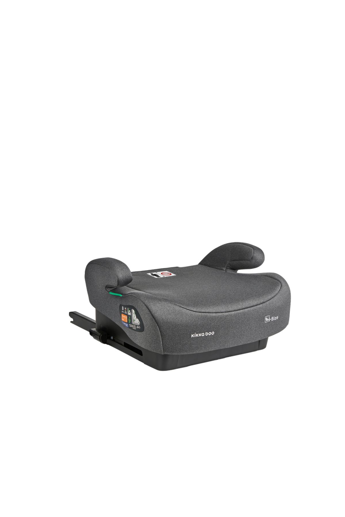 Kikka Boo-Car booster with Isofix KikkaBoo i-Boost Dark gray Approved R129 i-Size 125-150 cm with Detachable backrest 3