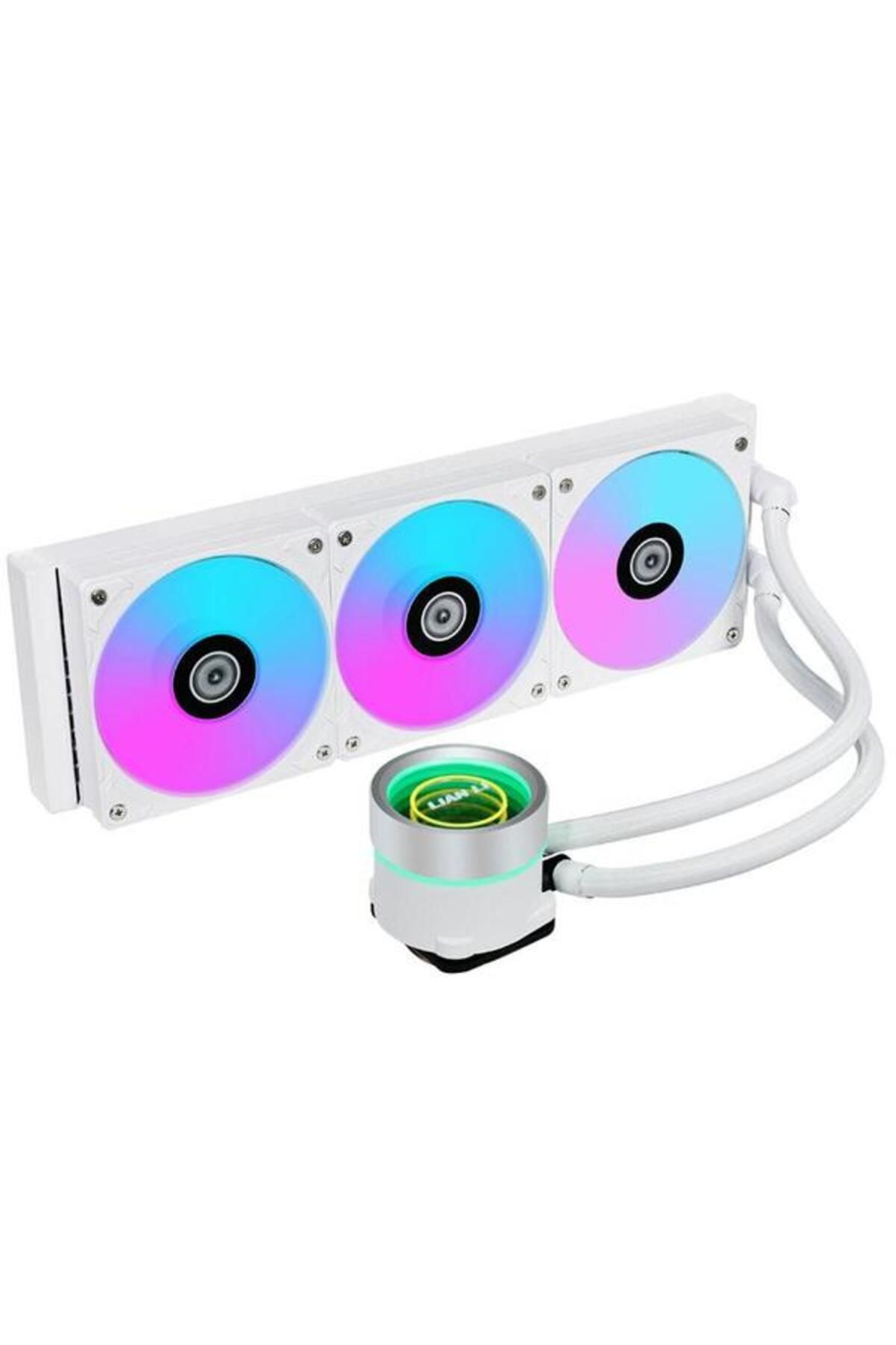 Lian Li-Cooler CPU Lian Li Galahad II 360 Trinity ARGB, iluminare ARGB, 3x 120 mm, 2450 RPM, PWM (alb) 3