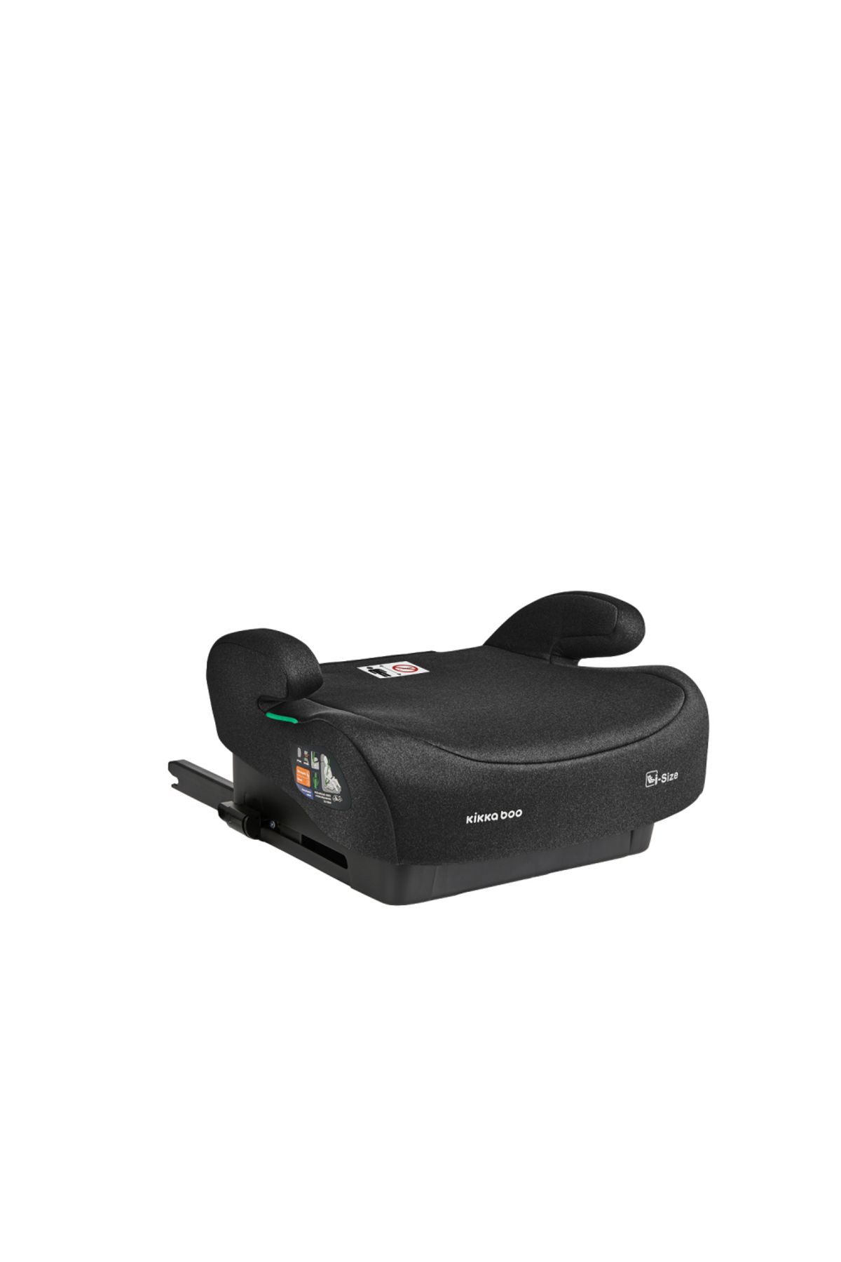 Kikka Boo-Car booster with Isofix KikkaBoo i-Boost Black Approved R129 i-Size 125-150 cm with Removable Backrest, 7