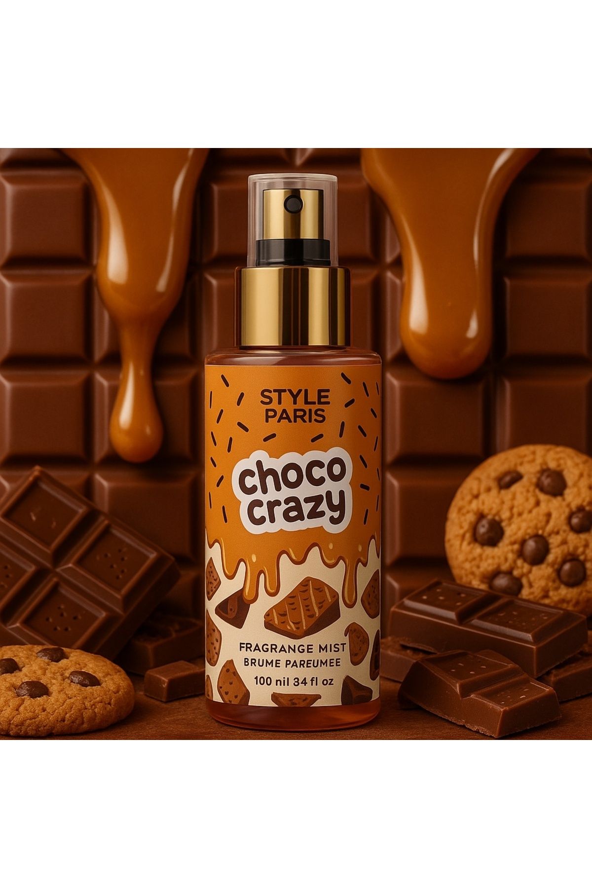 Style Paris-Spray de corp Choco Crazy - Style Paris, 100 ml 1
