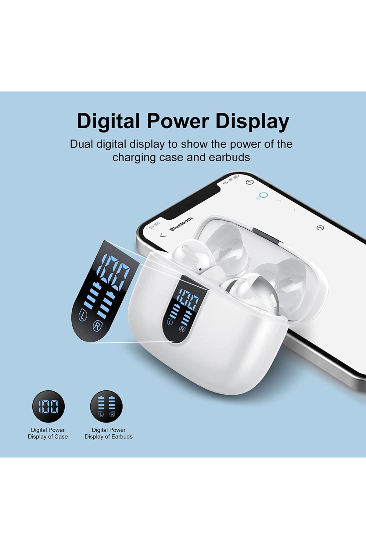 Smart Vibe-ViBE™ MOOD-X08 - Casti Wireless Active Noise Cancelling, Bluetooth 5.3, Autonomie 60h, Dark Grey 7