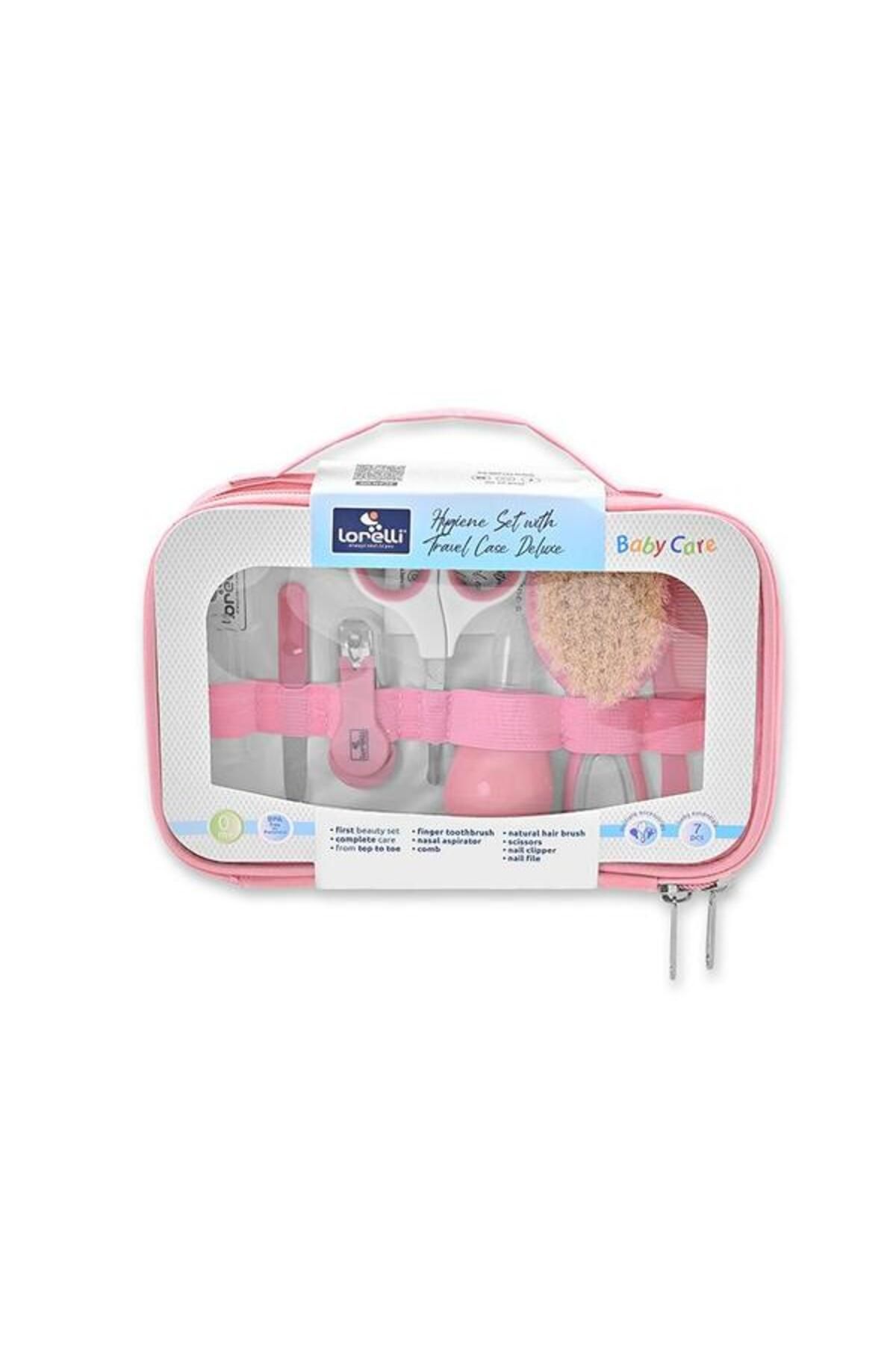 LORELLİ-Set de ingrijire bebelusi Lorelli, 7 produse esentiale, 0 luni+, Roz 3
