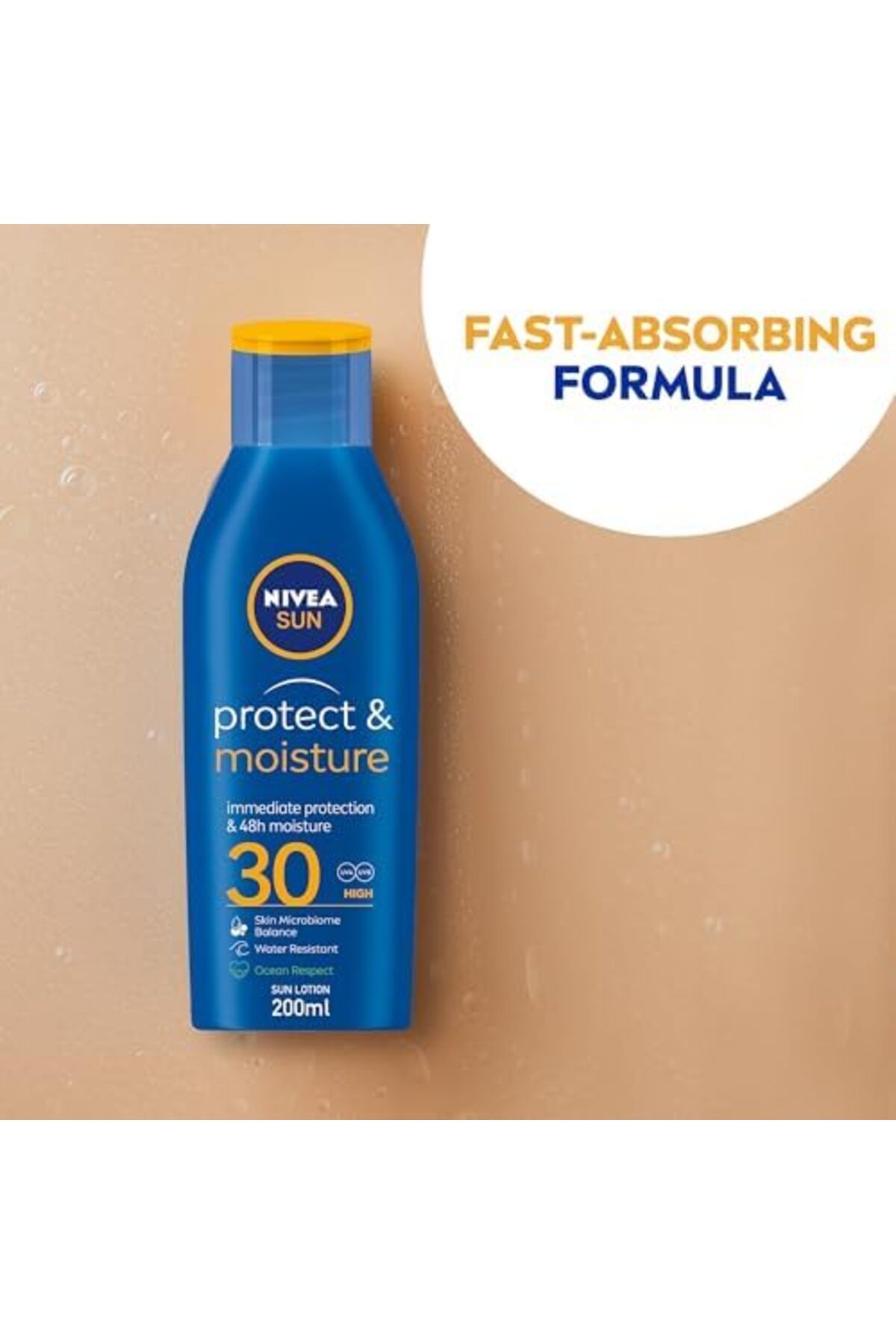 NIVEA-Sun Lotion SPF 30, Protects Against UVA/UVB Rays, 200ml 8