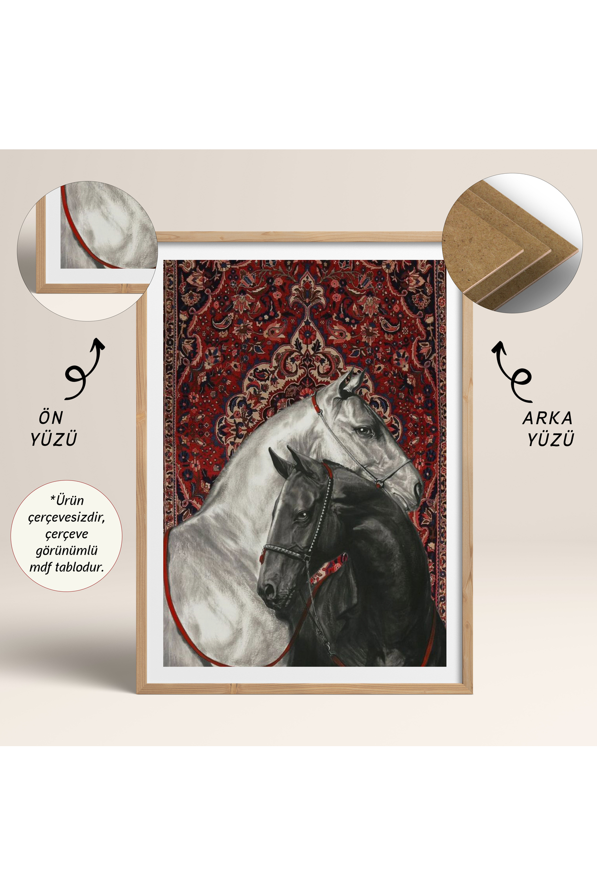 MDF POSTER ARTISTIC WALL DECOR WITH SINGLE FRAME LOOK TK/789
