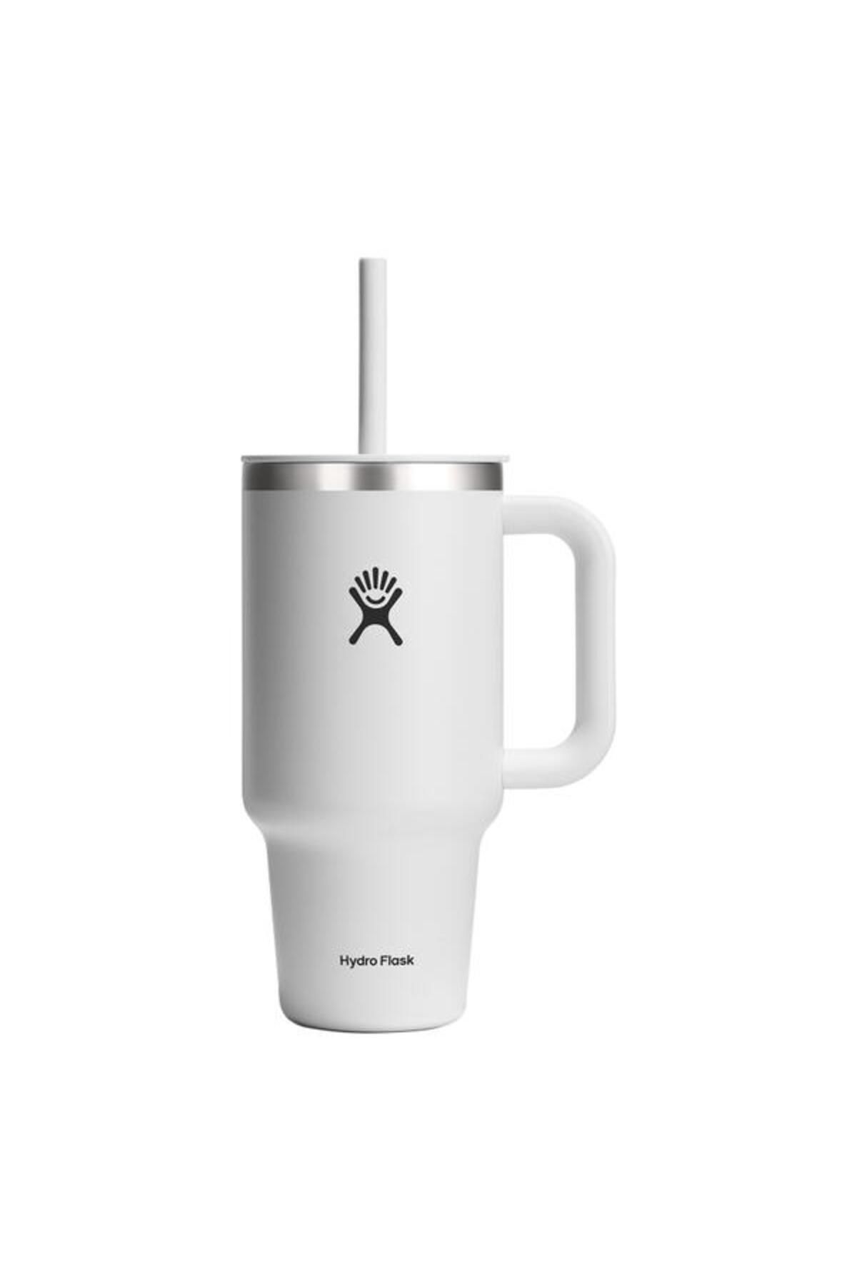 Hydro Flask-Pahar termos Hydro Flask All Around Travel White, inox, 950ml 1
