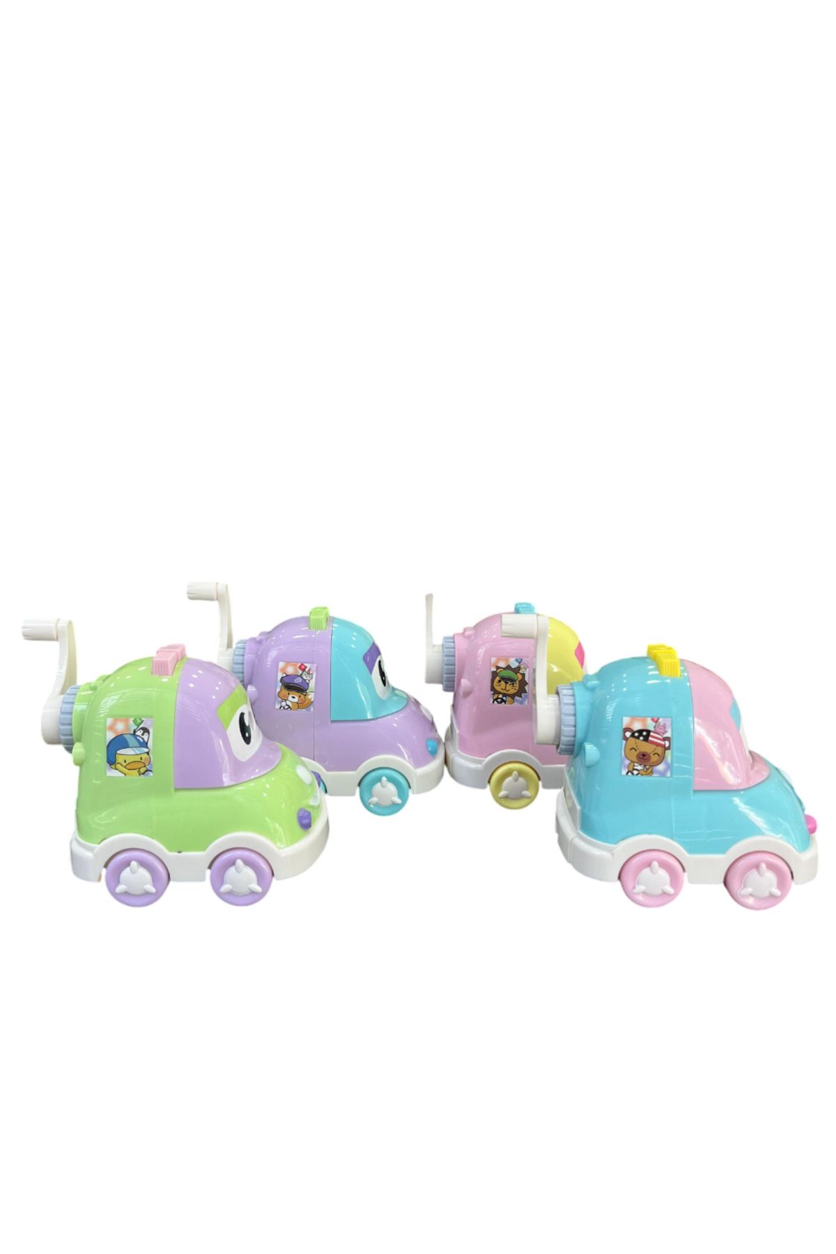 Brons-Cute Car Patterned Table Top Pencil Sharpener with Handle 5