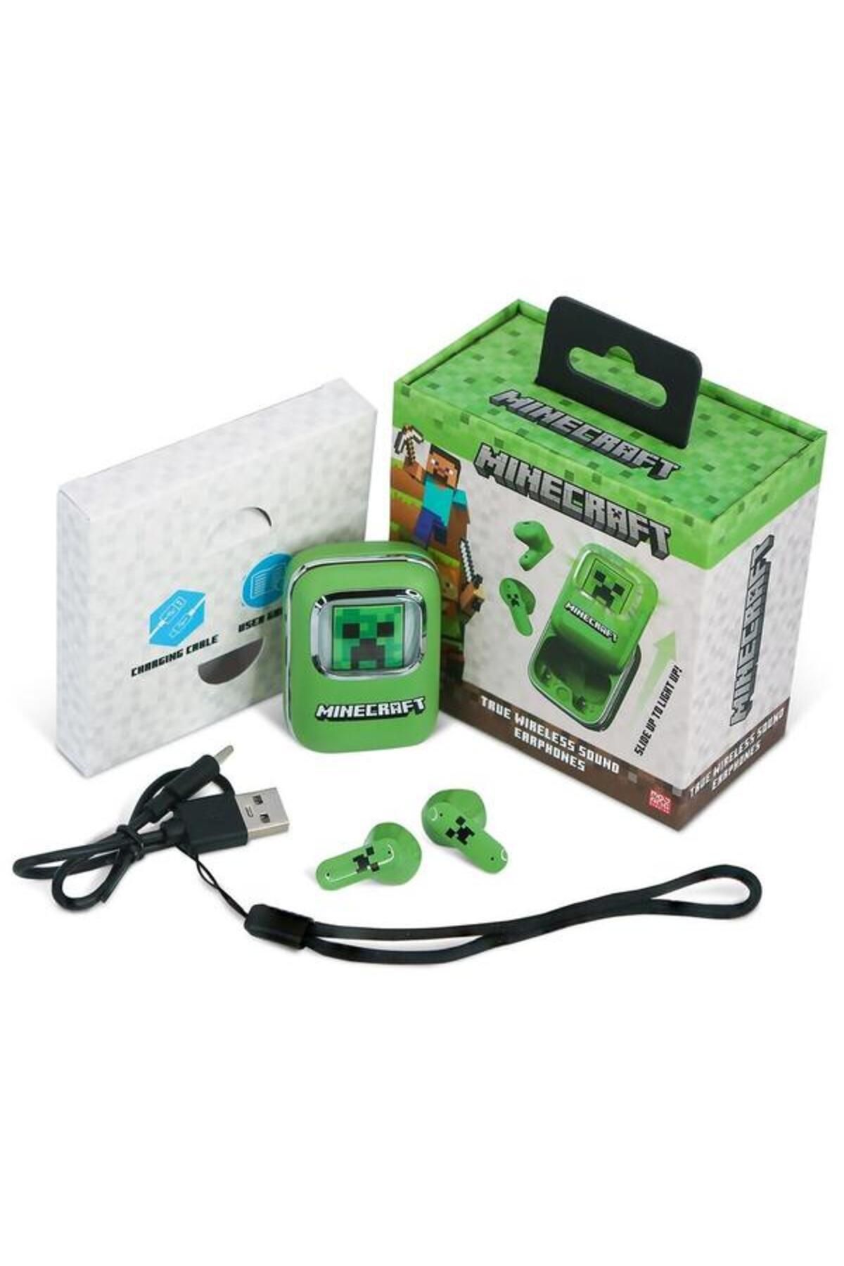 OTL-Casti True Wireless Technologies MINECRAFT CREEPER SLIDE, Bluetooth, Autonomie 6 ore, Control ta 3