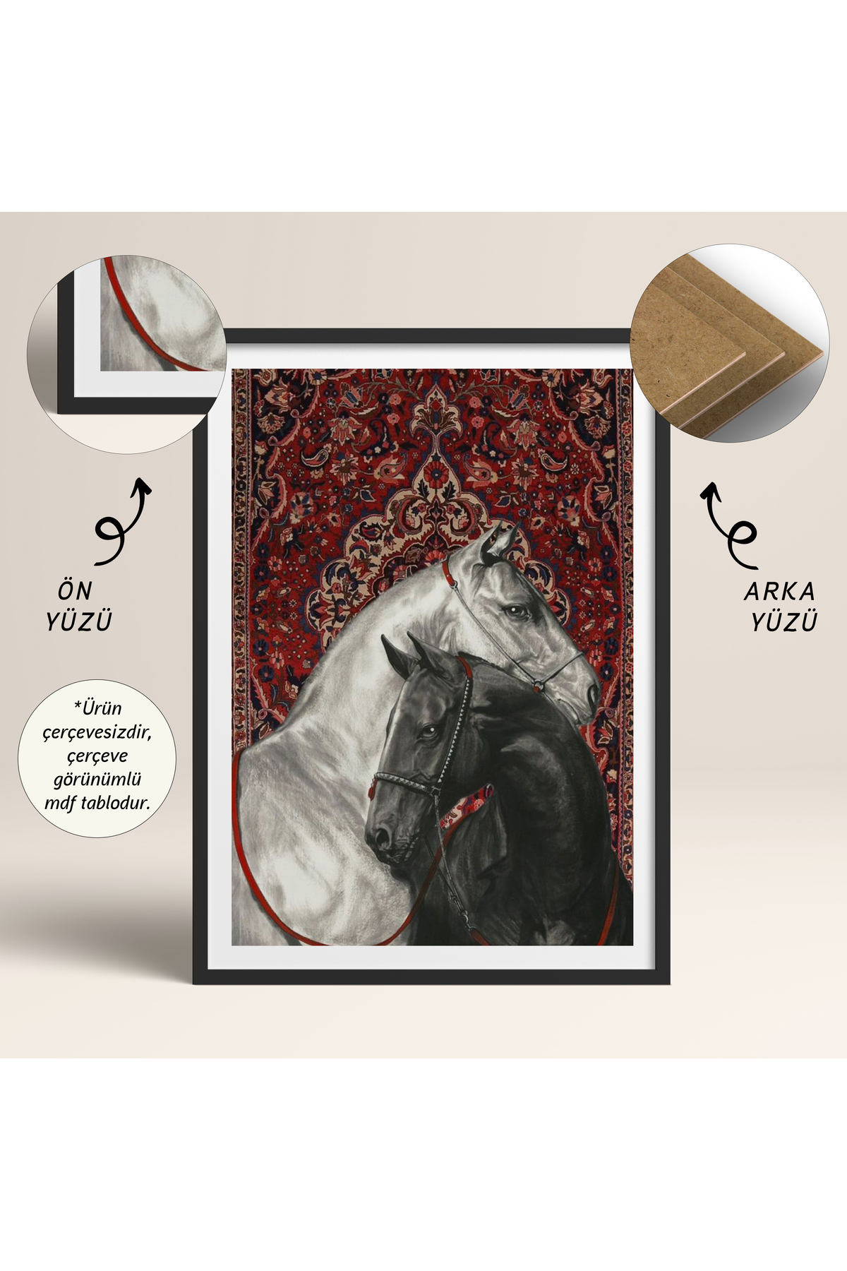 MDF POSTER ARTISTIC WALL DECOR WITH SINGLE FRAME LOOK TK/789