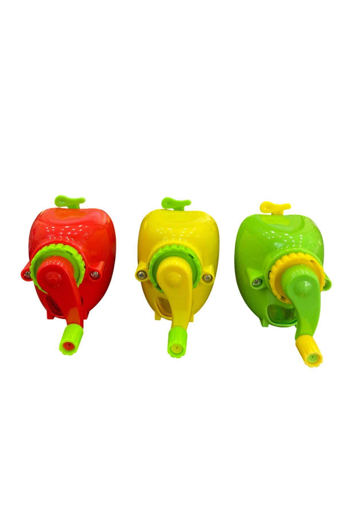Brons-Apple Patterned Table Top Mini Arm Pencil Sharpener 5