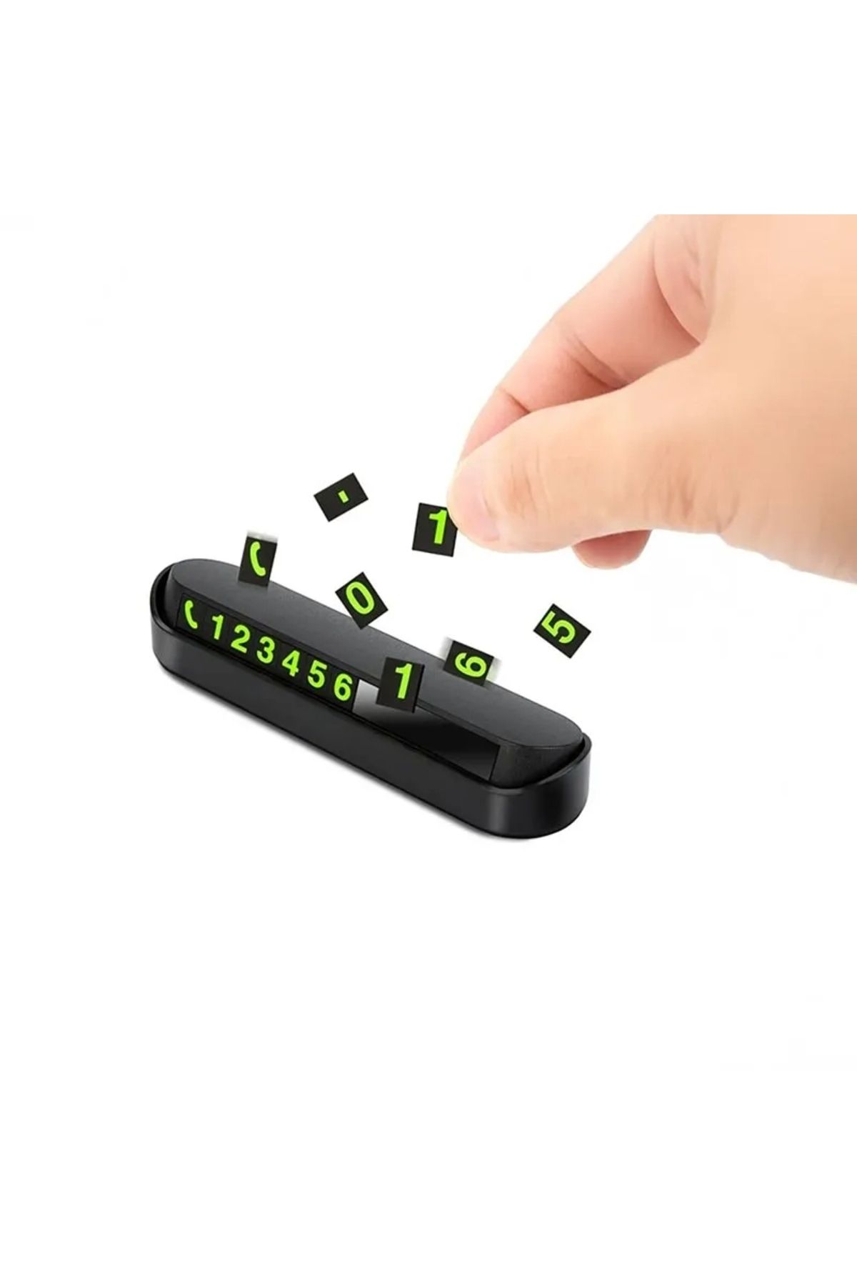 Laviera-In-Car Phosphorescent Number Counter Open-Close - Parking Lot Phone Card - Vehicle Phone Number Counter 6