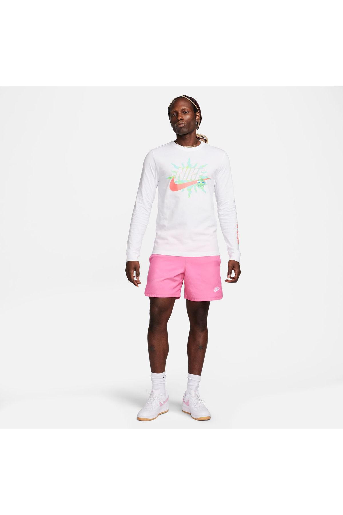 Nike-U Nsw Tee Ls Spring Swsh Jdi L L INTL 3