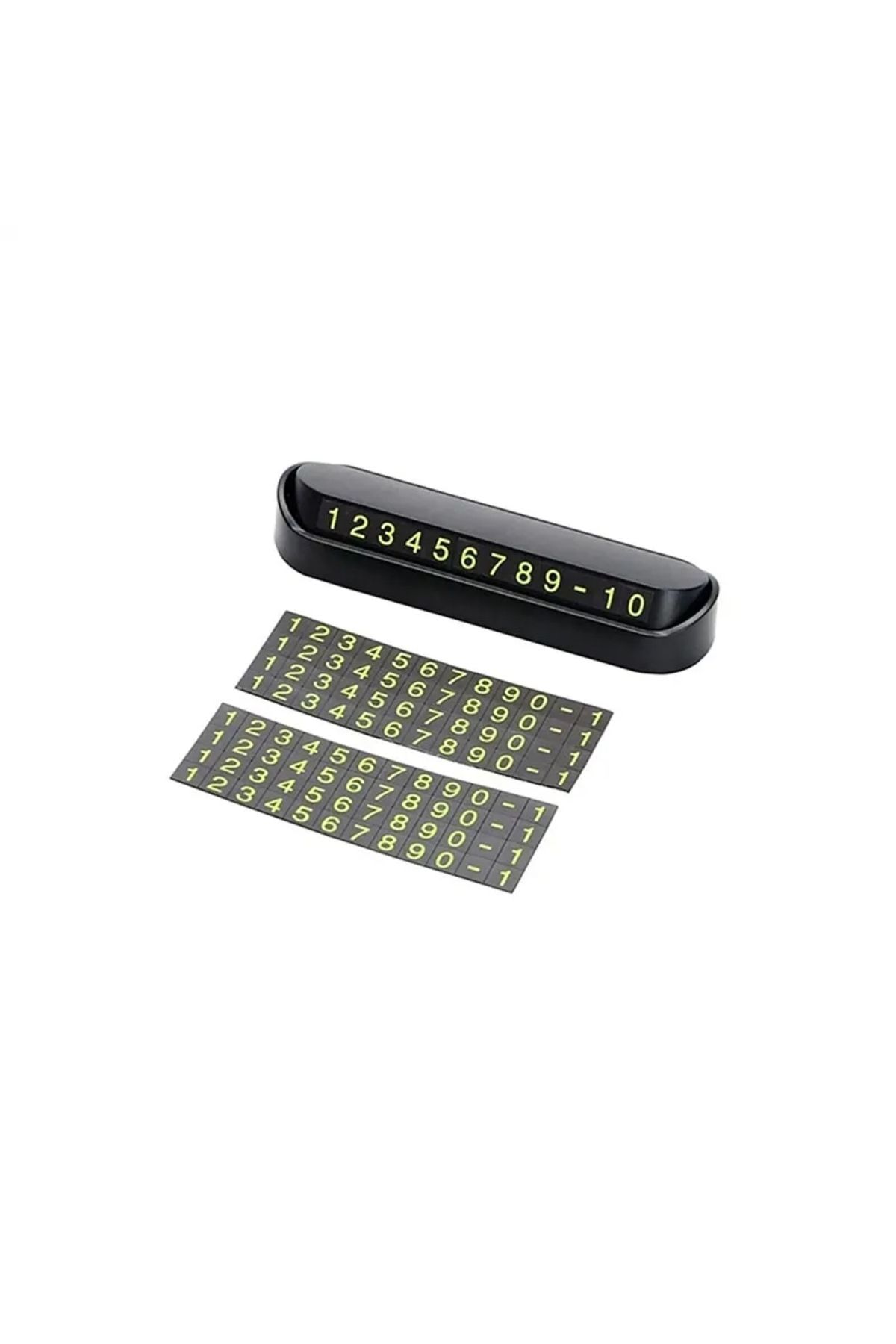 Laviera-In-Car Phosphorescent Number Counter Open-Close - Parking Lot Phone Card - Vehicle Phone Number Counter 4