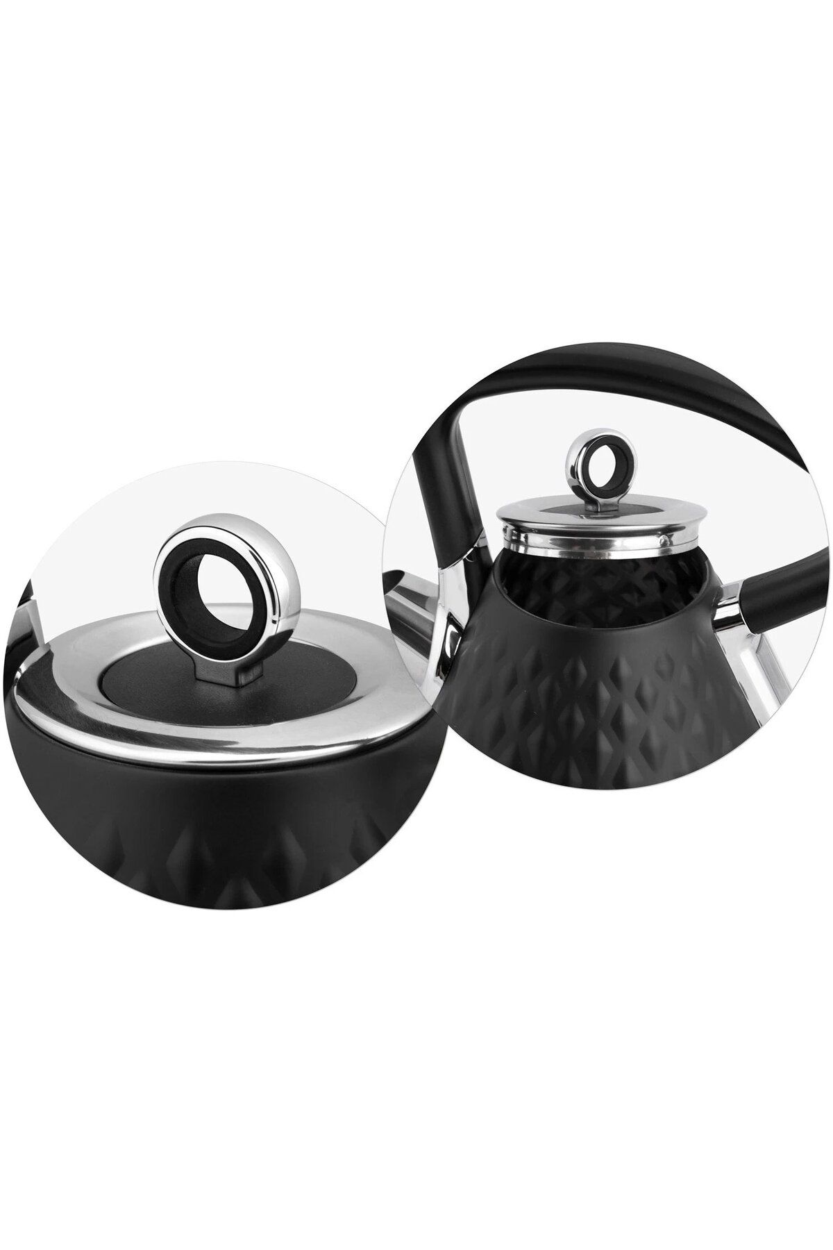 Berdsen-Kettle with 360 degree rotating base, illuminated switch, 29 cm x 23 cm, black 4