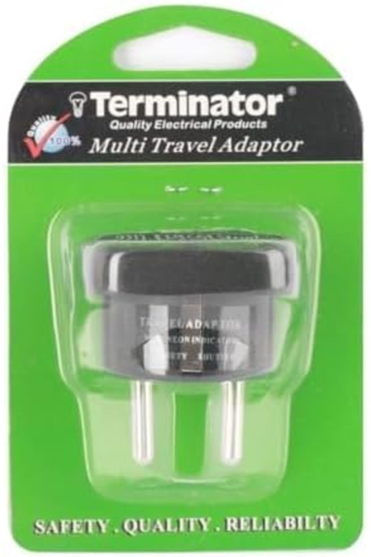 Terminatör-Terminator Multi Traveler Adapter With Shutter & Indicator (EU to Universal) Model No. TL-15B 3