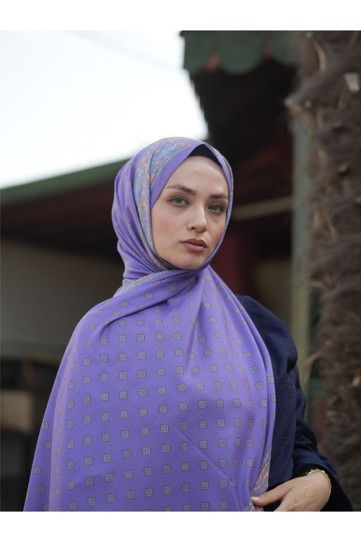 MONOOR-Ethnic Pattern Soft Shawl 2