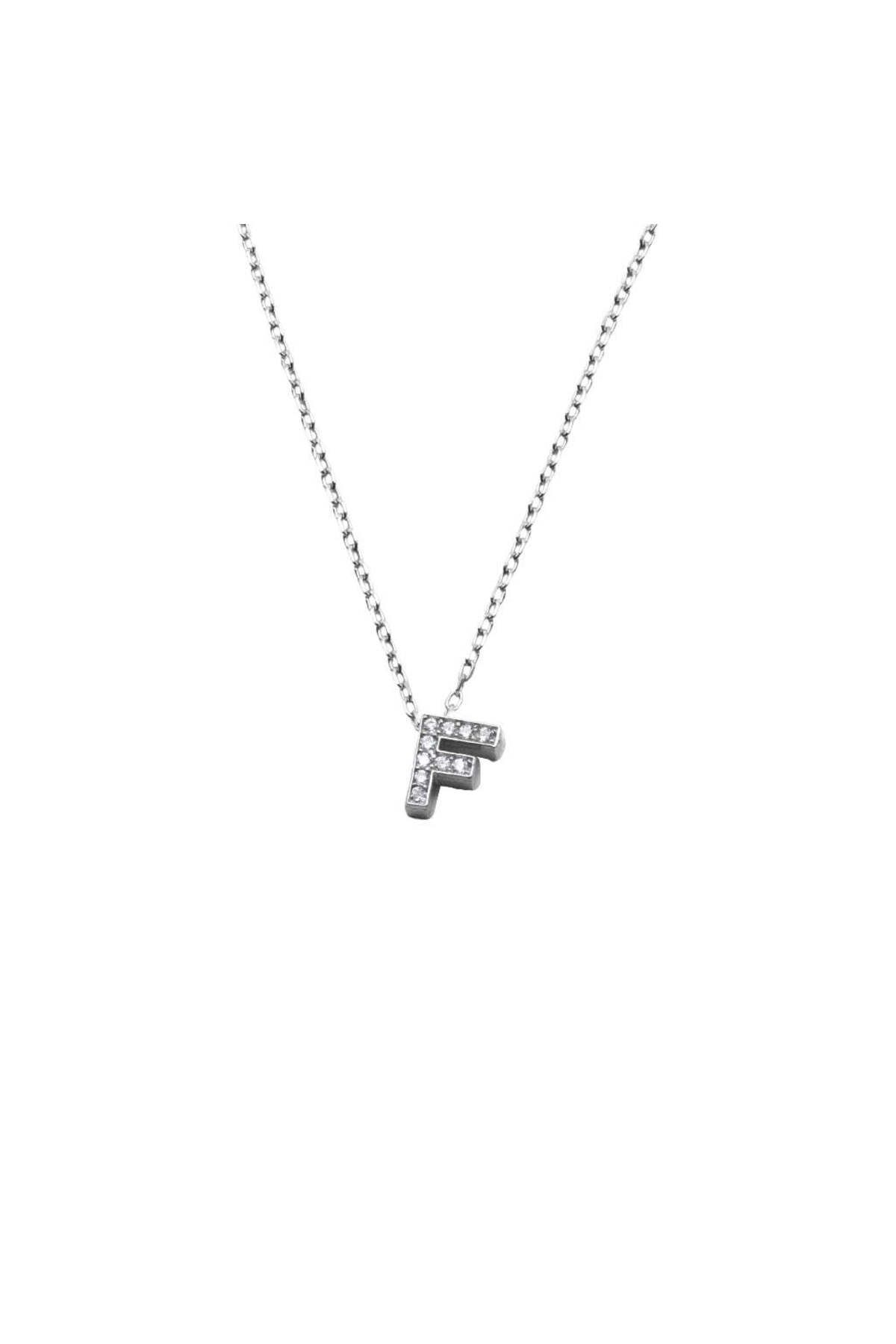 Bijuteria SORELLY-Silver Chain Initial F 4
