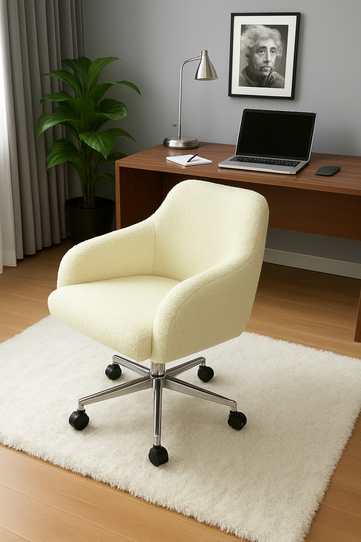 arge demo Rotary Çalışma Sandalyesi Ders Çalışma Koltuğu Döner Berjer (Yükseklik ayarlı)