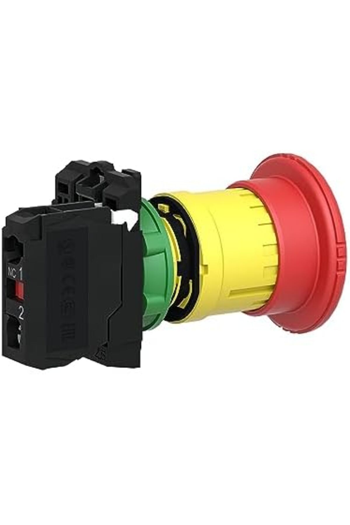 Schneider Electric-red Ø40 Emergency stop, switching off pushbutton Ø22 latching turn release 1NC, 5