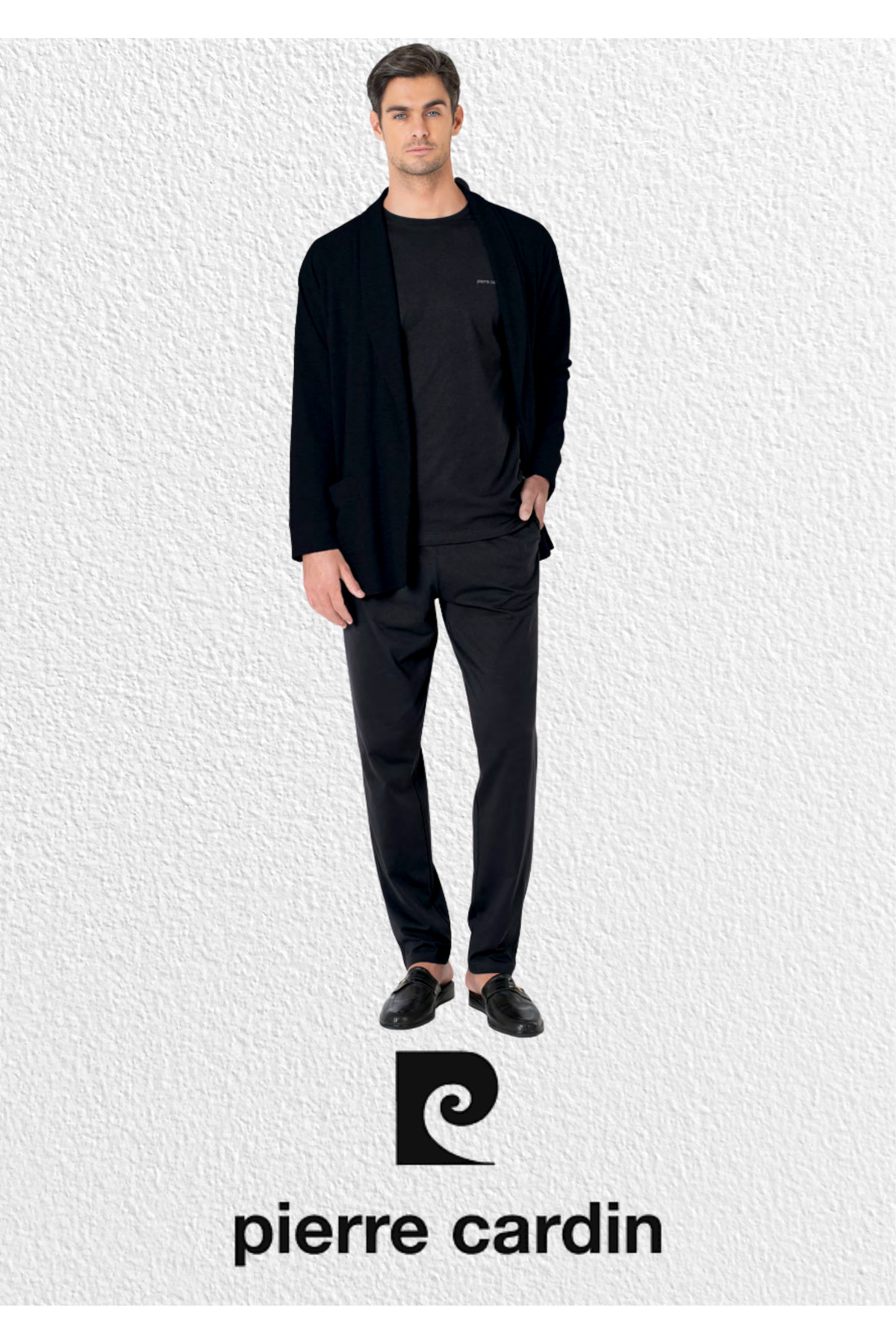 ست پیژامه مردانه راسته فاق نرمال آستین کوتاه | پیر کاردین Pierre Cardin L1.PC.5640.291 - تصویر 3