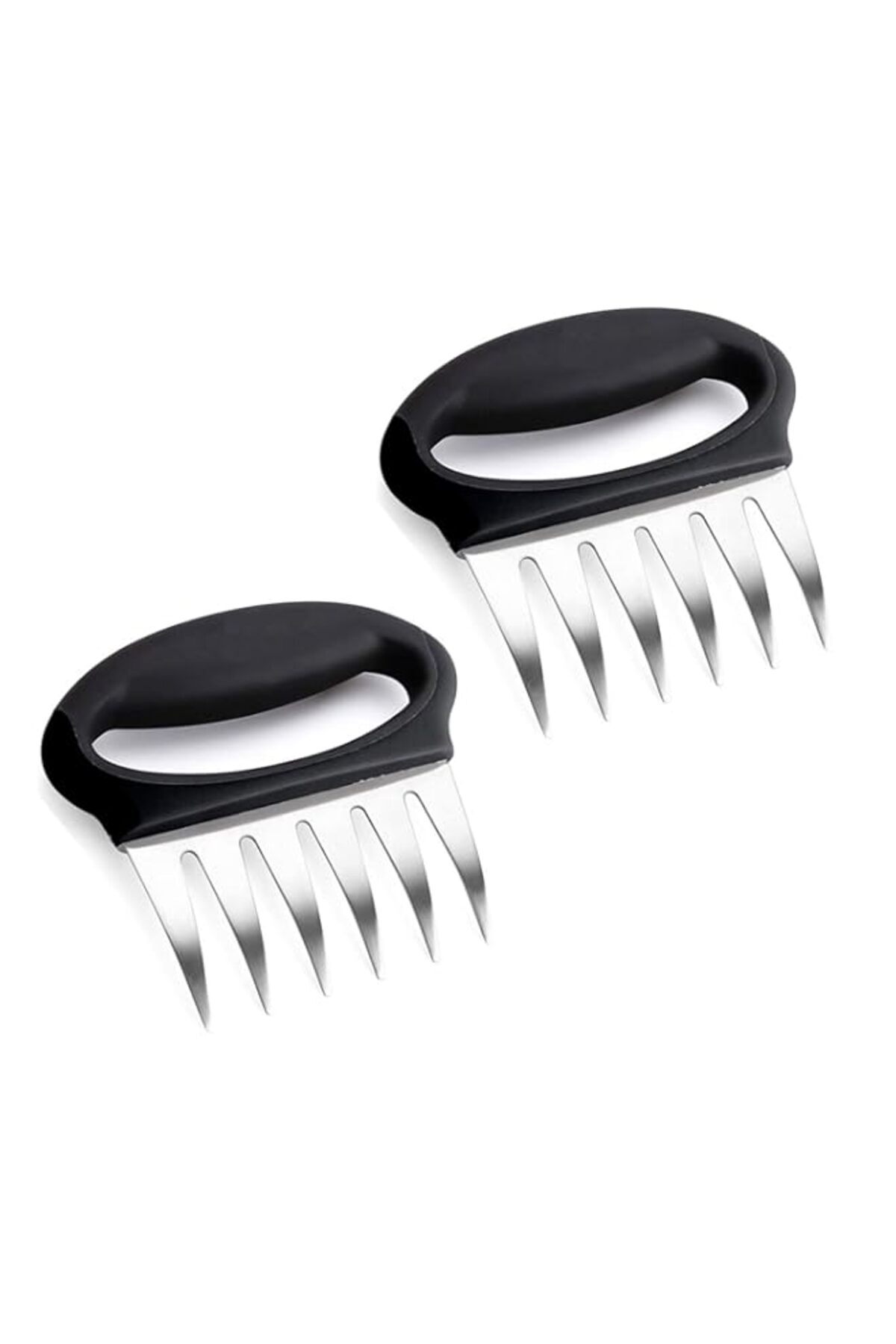 Generic-Premify Barbecue Meat Shredding Metal Claws, Pair of Bear Claw for Slow Cooked Pulled Meat, Chicken 1