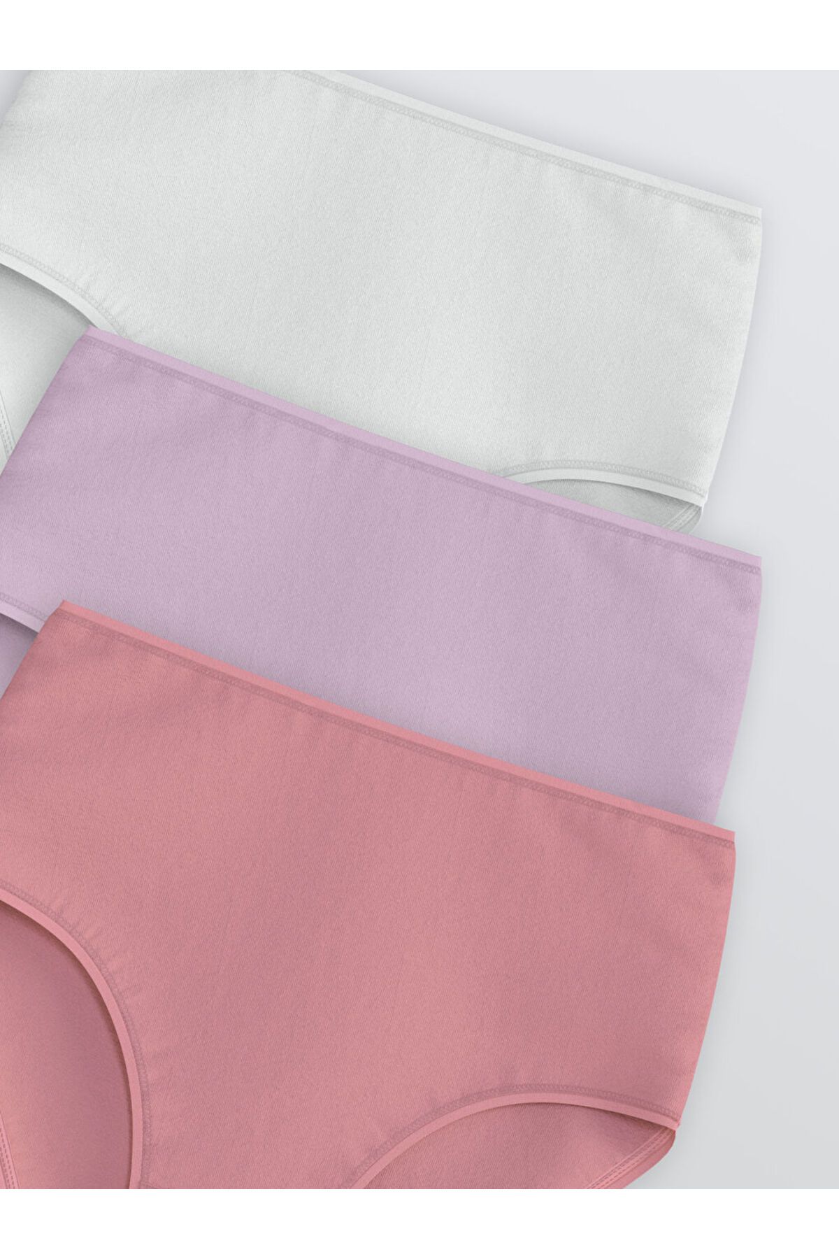LC Waikiki-Sparkling Selections from Shining Store |   Lilac Plain Classic Panties 3-Piece 3