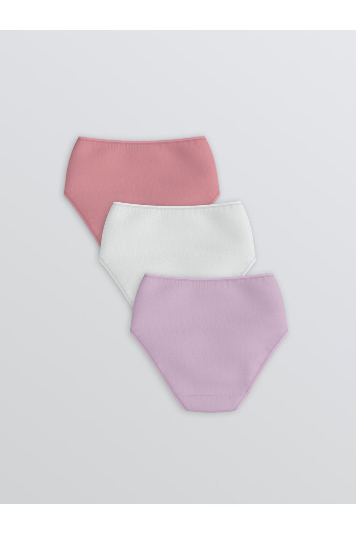 LC Waikiki-Sparkling Selections from Shining Store |   Lilac Plain Classic Panties 3-Piece 2