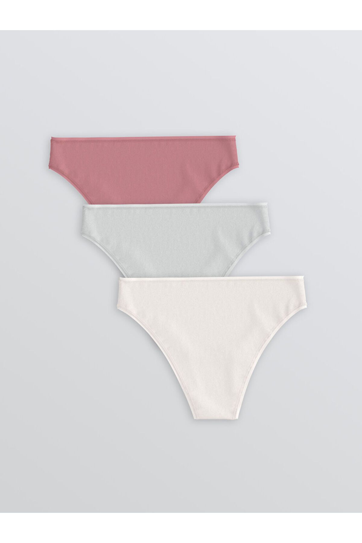 LC Waikiki-Create Your Style from Uzg Store |   Lilac Flat Brazilian Panties 3-Pack 2