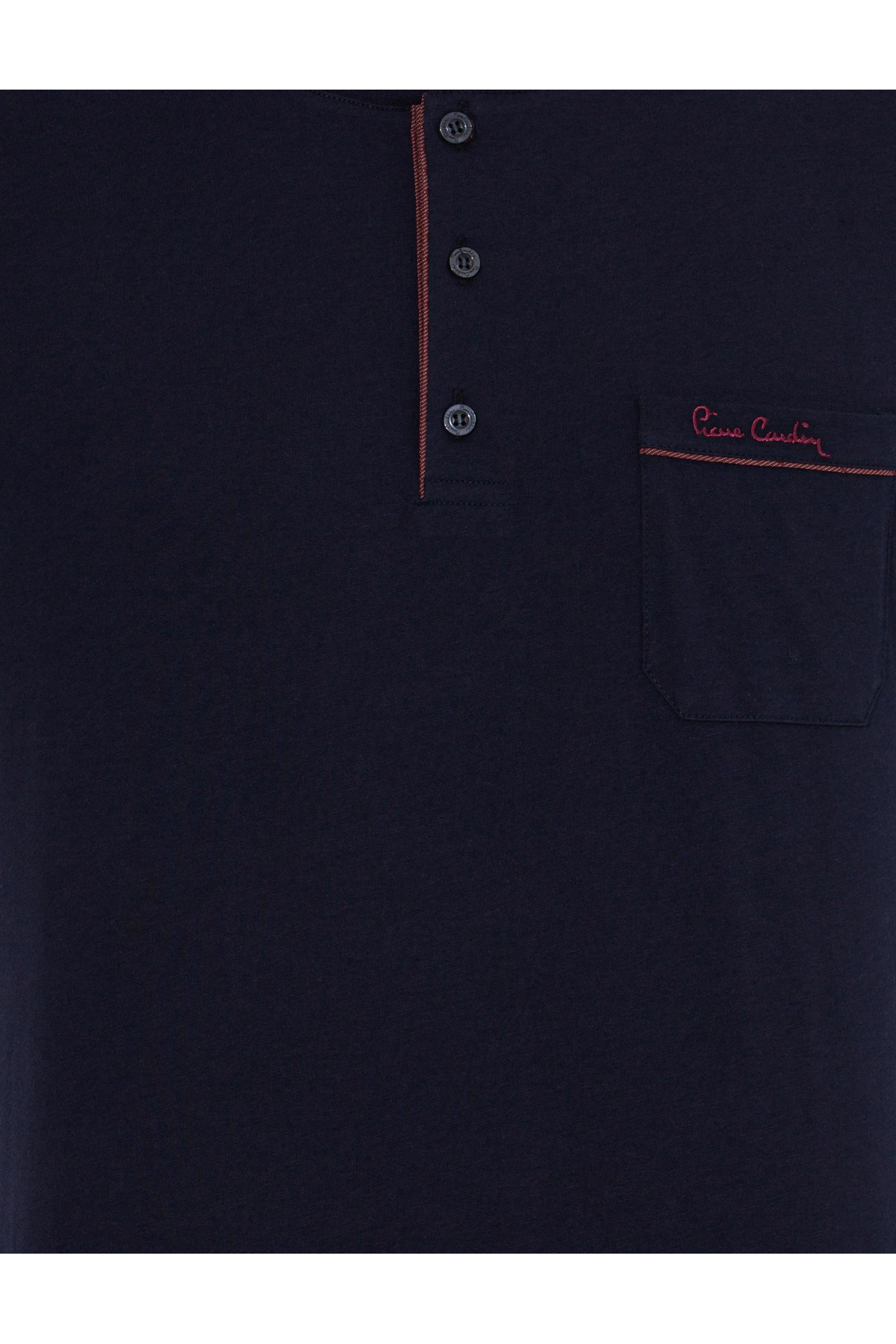 ست پیژامه و لباس خواب مردانه راسته فاق نرمال آستین بلند | پیر کاردین Pierre Cardin 6PQI5EKR6RKE5.3L - تصویر 6