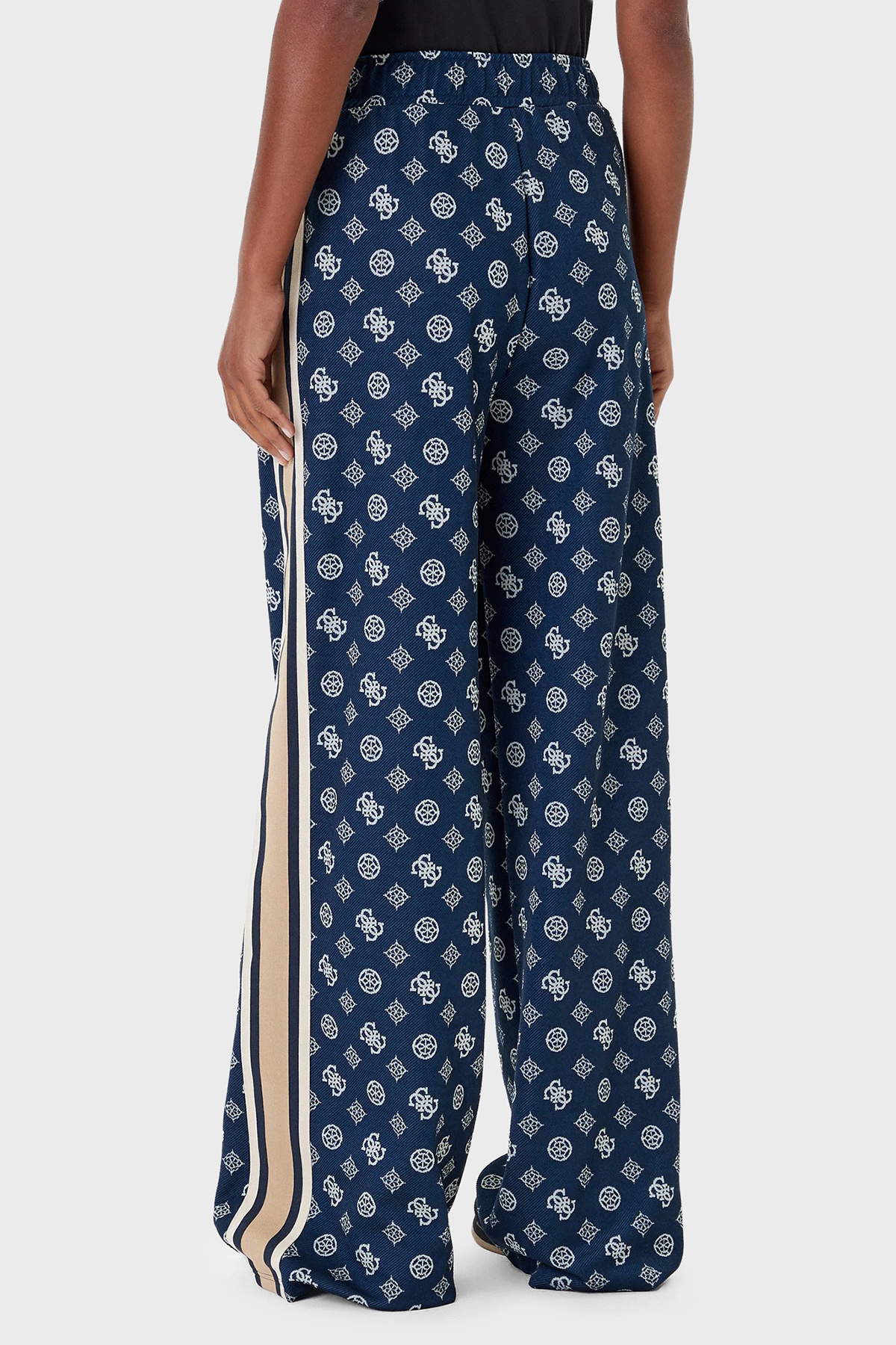 Guess-Peony 4g Logo Printed Regular Fit High Waist Jogger Pants V5Yb10K0282 Pants V5Yb10 3