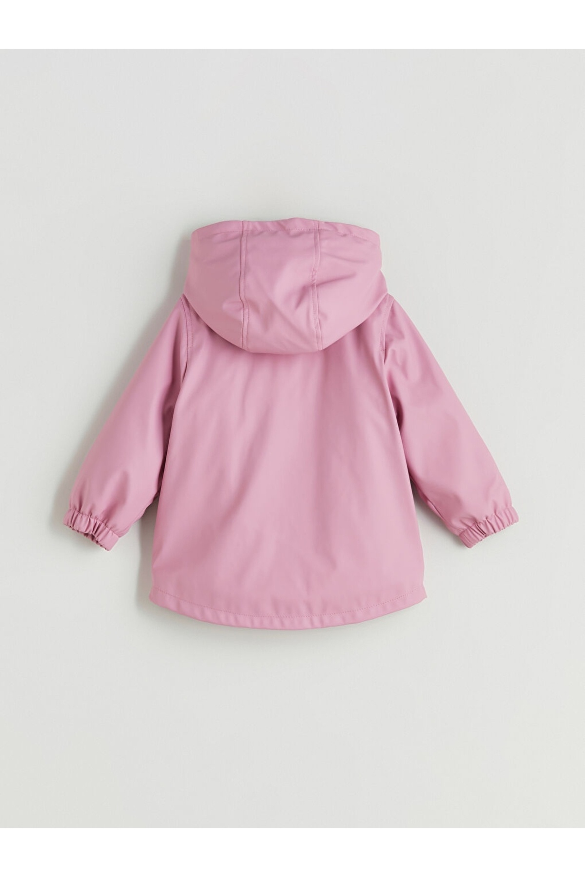 LC Waikiki KANZ YENİ SEZON Kapüşonlu Kız Bebek Yağmurluk fotoğrafı 3 (önizleme)