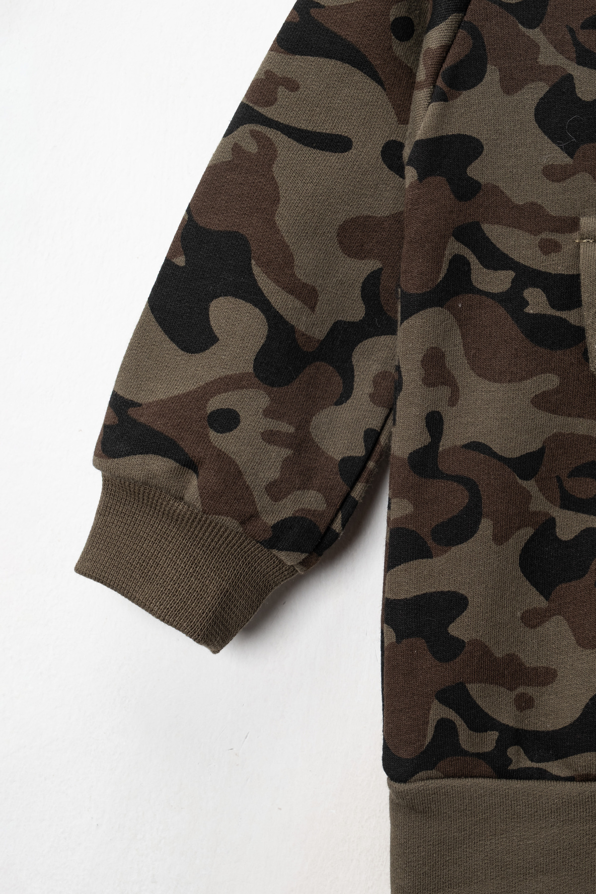 DIMPLE BABY Kamufulaj Desenli 2'li Alt Üst Kapşonlu Bebek Takımı fotoğrafı 6 (önizleme)