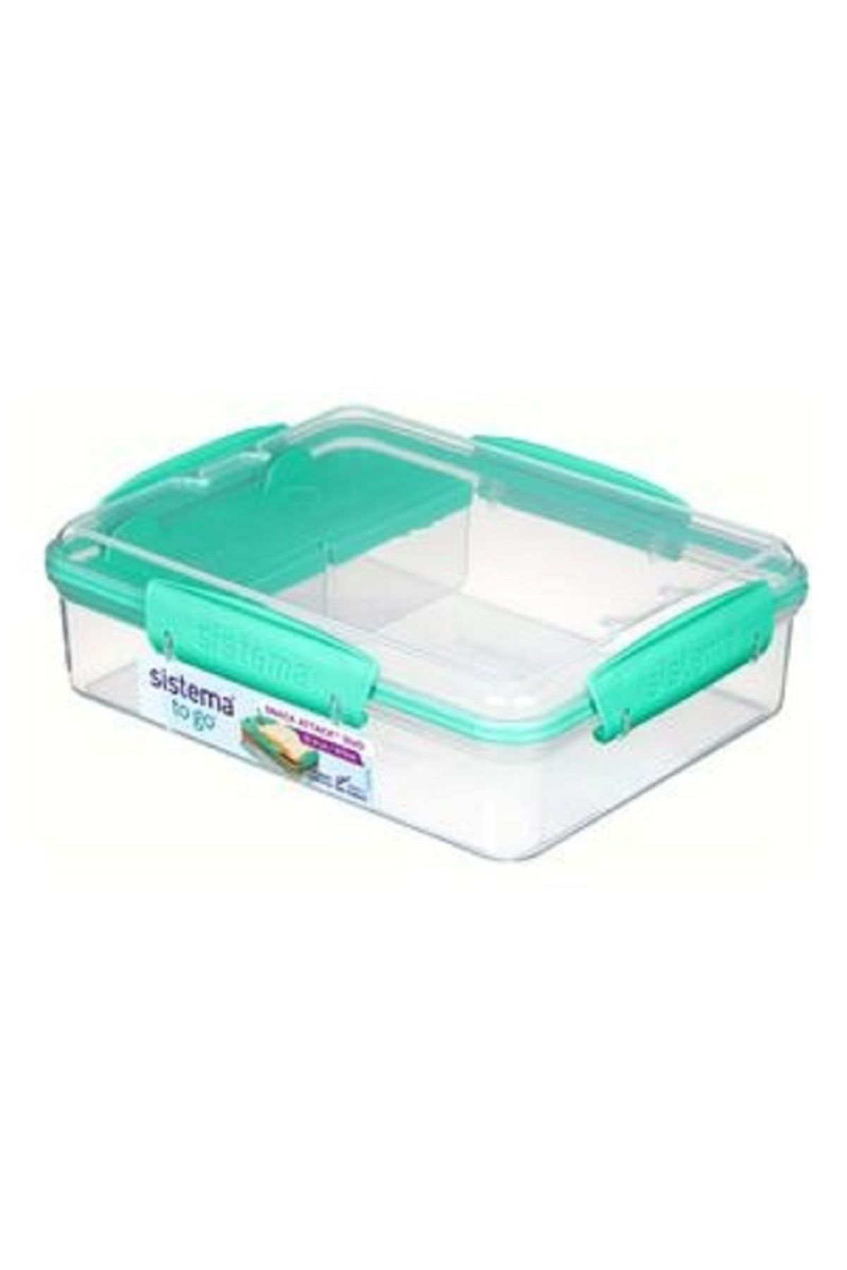 Sistema-Snack Attack Duo To Go Lunch Box – Assorted Colours 975ml 3