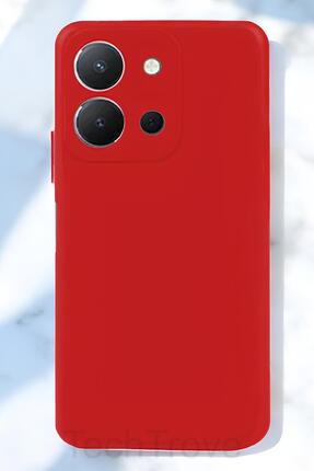 TechTrove Vivo Y36 Kılıf İçi Kadife Soft Silikon Lansman Kapak