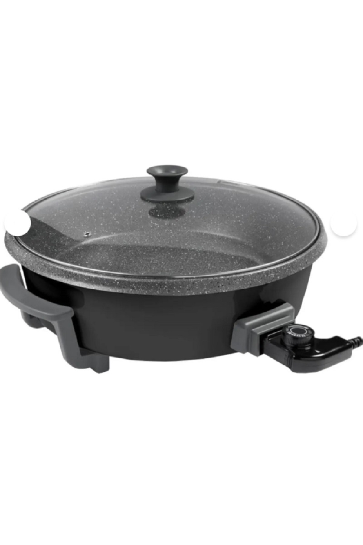 Sermelex Pizzeria Elektrikli Tencere Pizza Tavası Siyah