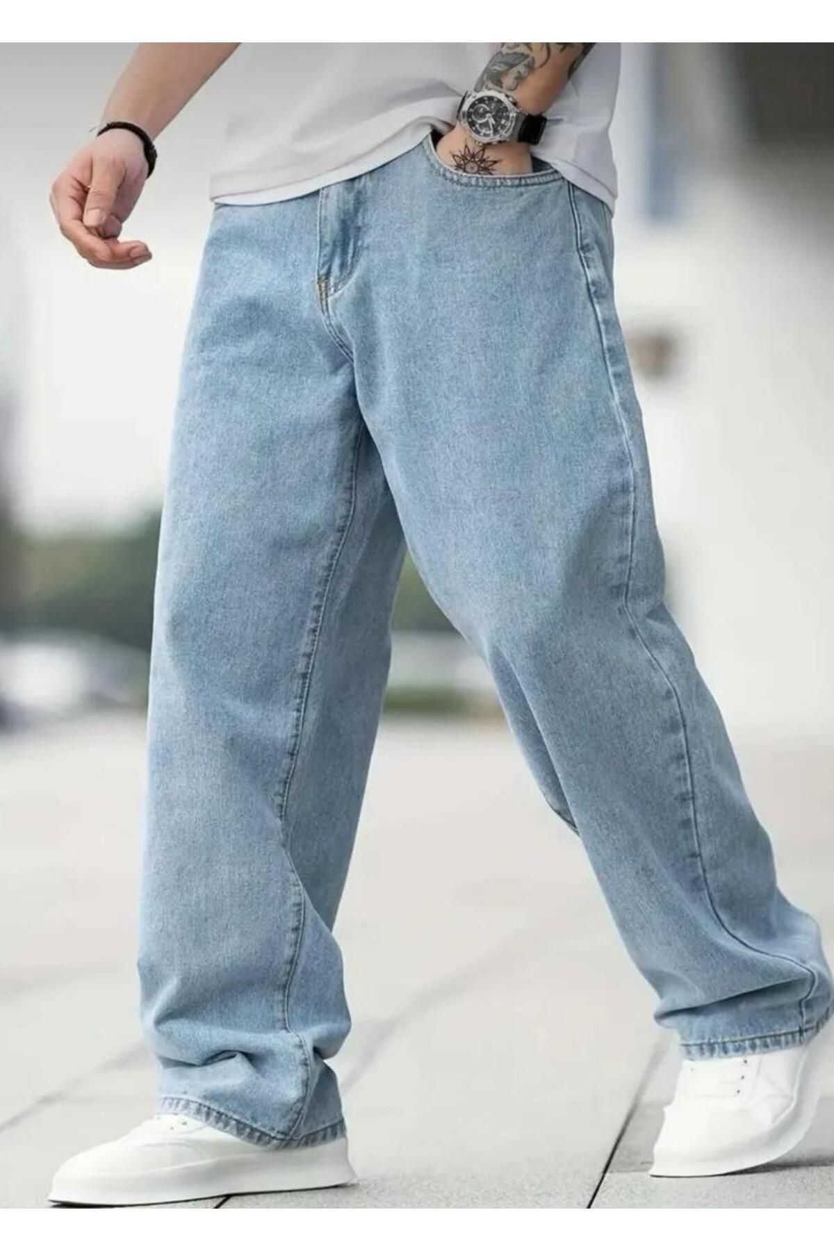 wamoss Men's New Season Washed Baggy Trousers Mbg 2025