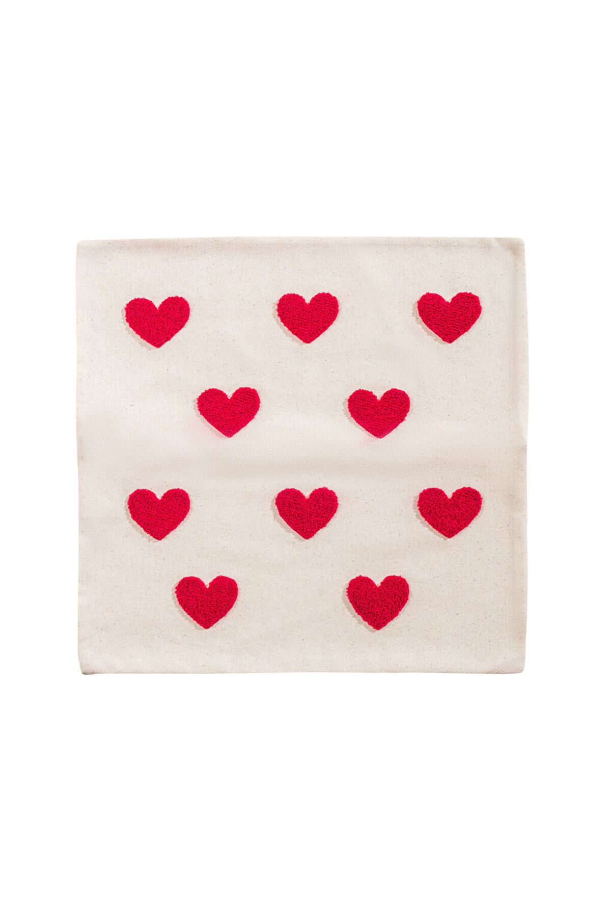 LC Waikiki-Sparkling Selections from Shining Store |   Red Heart Printed Throw Pillow Case 45X45 cm 5