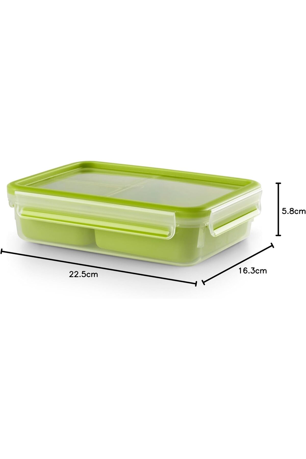 TEFAL-Masterseal To Go Snack Box 1.2 Litre With 3 Inserts, Red, Plastic 7