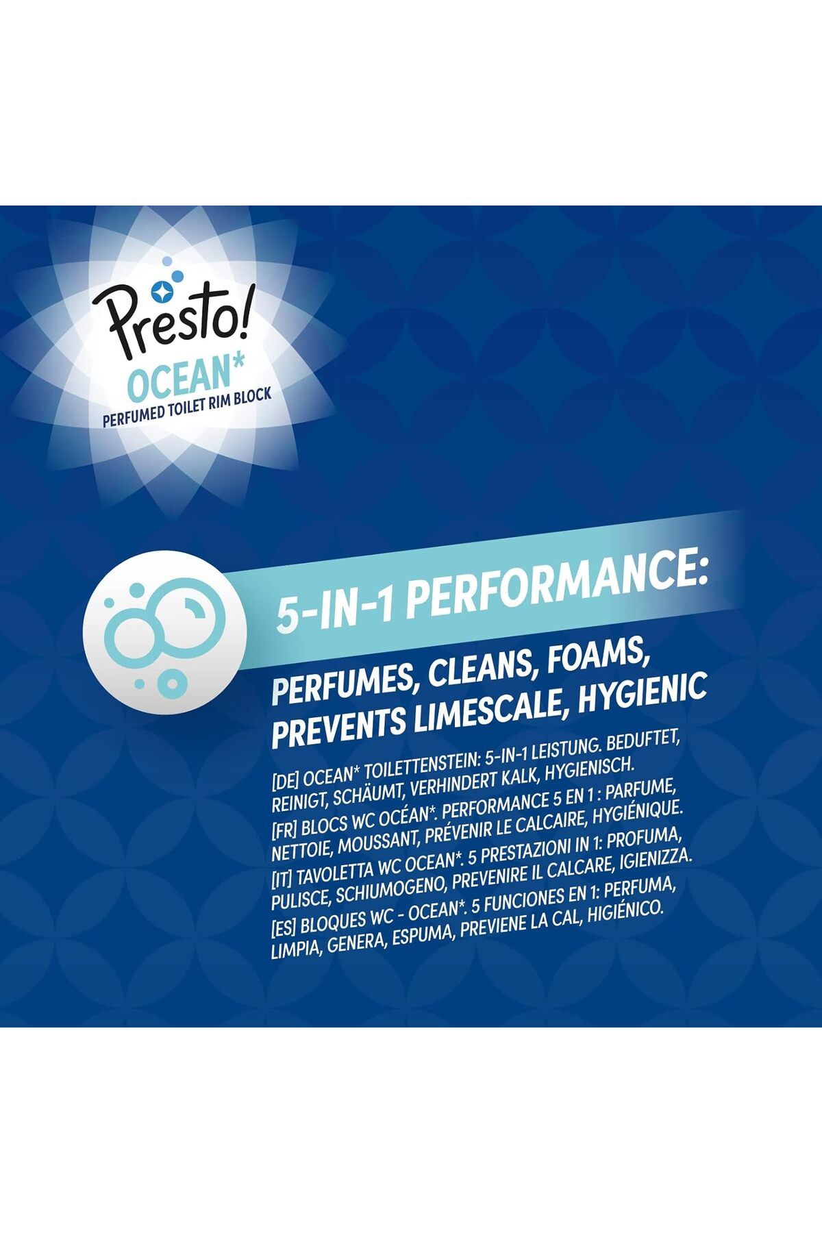 Presto-Odorizant pentru toaletă Amazon Presto! 5 în 1 Ocean - 2 x 48 g 3